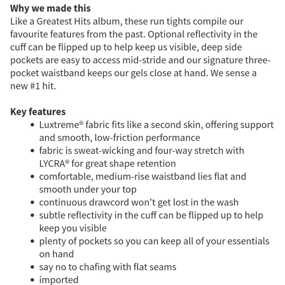 Lululemon Speed Tight II - Picture 2 of 7